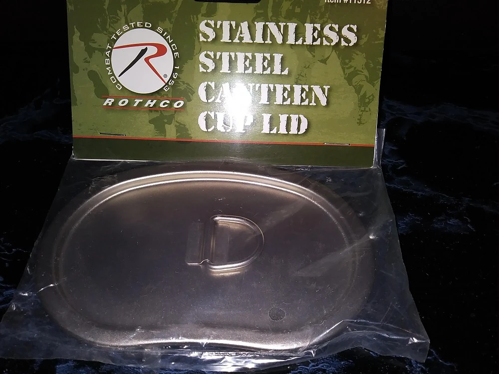 Rothco Stainless Steel Canteen Cup Lid 12 Rothco Stainless Steel Canteen Cup Lid - Image 10