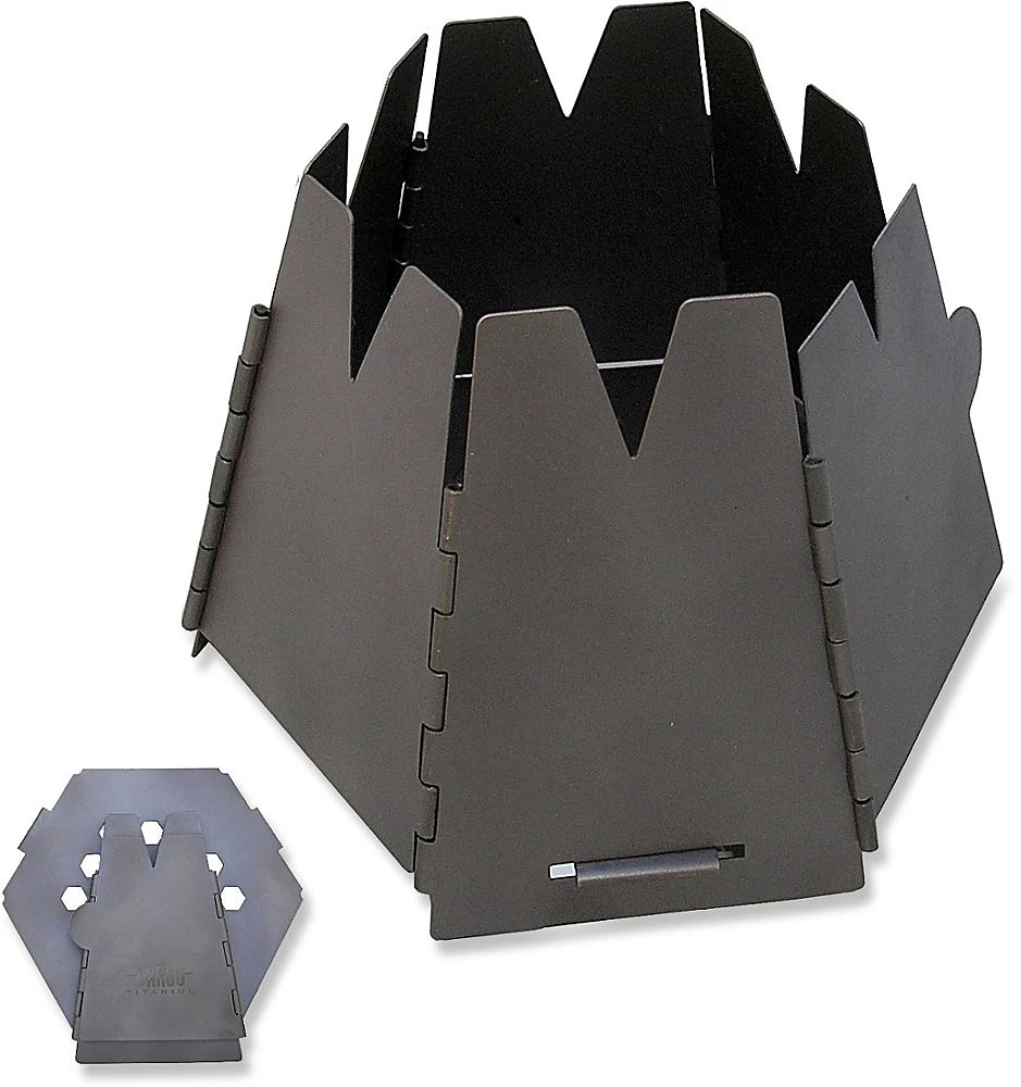 Vargo Hexagon Wood Stove Titanium 6 Vargo Hexagon Wood Stove Titanium - Image 4