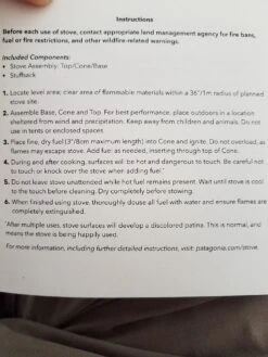 Patagonia Wood Burning Stove -Outdoor Camping Sales 20200612 135129