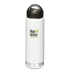 Klean Kanteen 20oz Wide Insulated -Outdoor Camping Sales 20InsulKanteen white