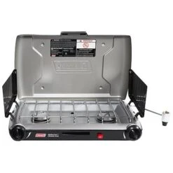 Coleman PerfectFlow InstaStart Fold N Go 2-Burner Stove -Outdoor Camping Sales 460 2 58