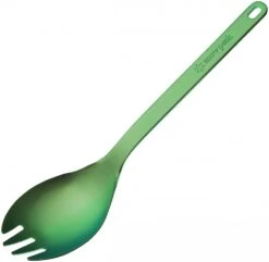 Snow Peak Titanium Spork -Outdoor Camping Sales 5027912 grn00