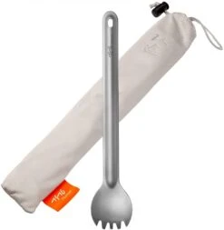 TiTo Titanium Long Handle Spork -Outdoor Camping Sales 51ZSTPQcQIL AC SL1500