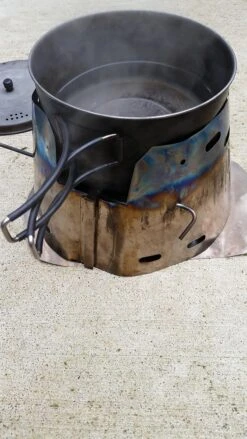 Trail Designs Sidewinder Ti-Tri -Outdoor Camping Sales AlcoholSetup2