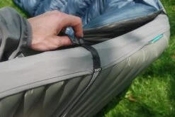 Therm-a-Rest Fitted Sheet -Outdoor Camping Sales NeoAir Pad showing anti slip strips and snaps