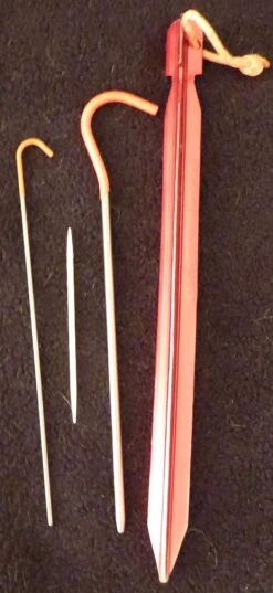 Terra Nova Titanium 1g Skewer Pegs 15 Terra Nova Titanium 1g Skewer Pegs -Outdoor Camping Sales P1000706