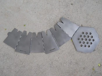 Vargo Hexagon Wood Stove Titanium 11 Vargo Hexagon Wood Stove Titanium - Image 9