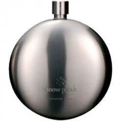 Snow Peak Titanium Curved Flask 30 Snow Peak Titanium Curved Flask -Outdoor Camping Sales image 1866