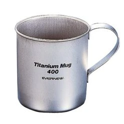 Evernew Titanium Mug 400 -Outdoor Camping Sales image 2174
