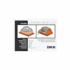 Big Agnes Copper Spur UL2 -Outdoor Camping Sales l109168