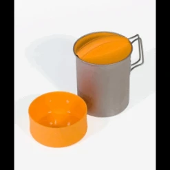 Snow Peak Hybrid Summit Solo Titanium Cookset -Outdoor Camping Sales l30735