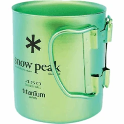 Snow Peak Ti-Double 450 Cup -Outdoor Camping Sales l758171