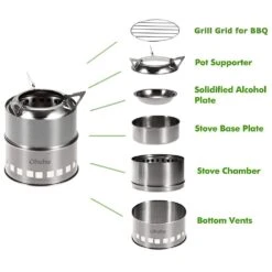 Ohuhu Wood Burning Camping Stove -Outdoor Camping Sales ohuhu2