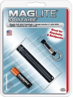Maglite Solitaire LED -Outdoor Camping Sales opplanet mag instrument maglite solitaire flashlight blister pack 1 cell aaa battery black k3a016