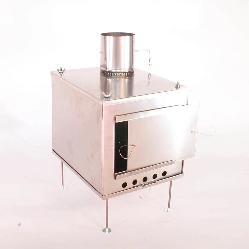Seek Outside Medium Titanium Wood Stove & Stovepipe 3 Seek Outside Medium Titanium Wood Stove & Stovepipe