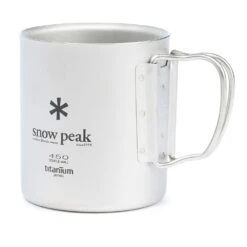 Snow Peak Ti-Double 450 Cup -Outdoor Camping Sales snow peak 450ml titanium double walled mug